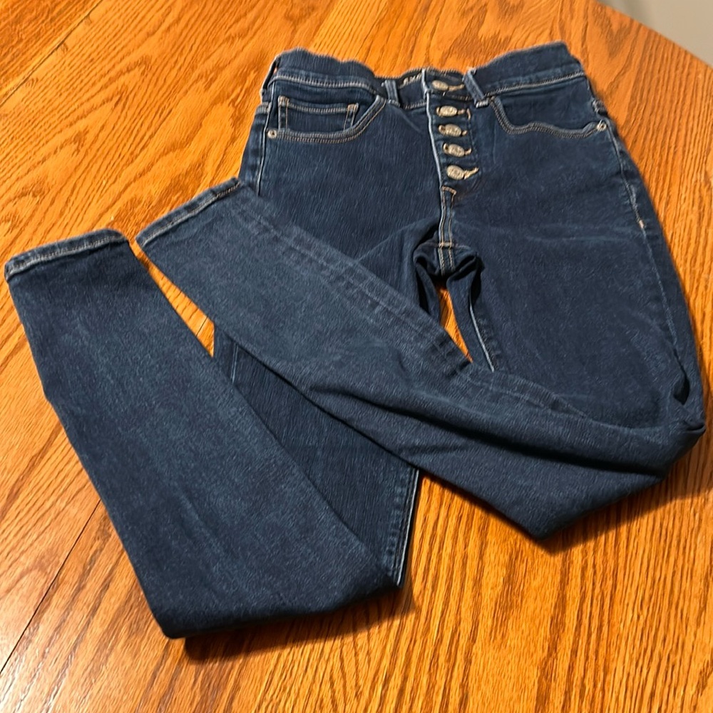 Express Denim Leggings. Size 0